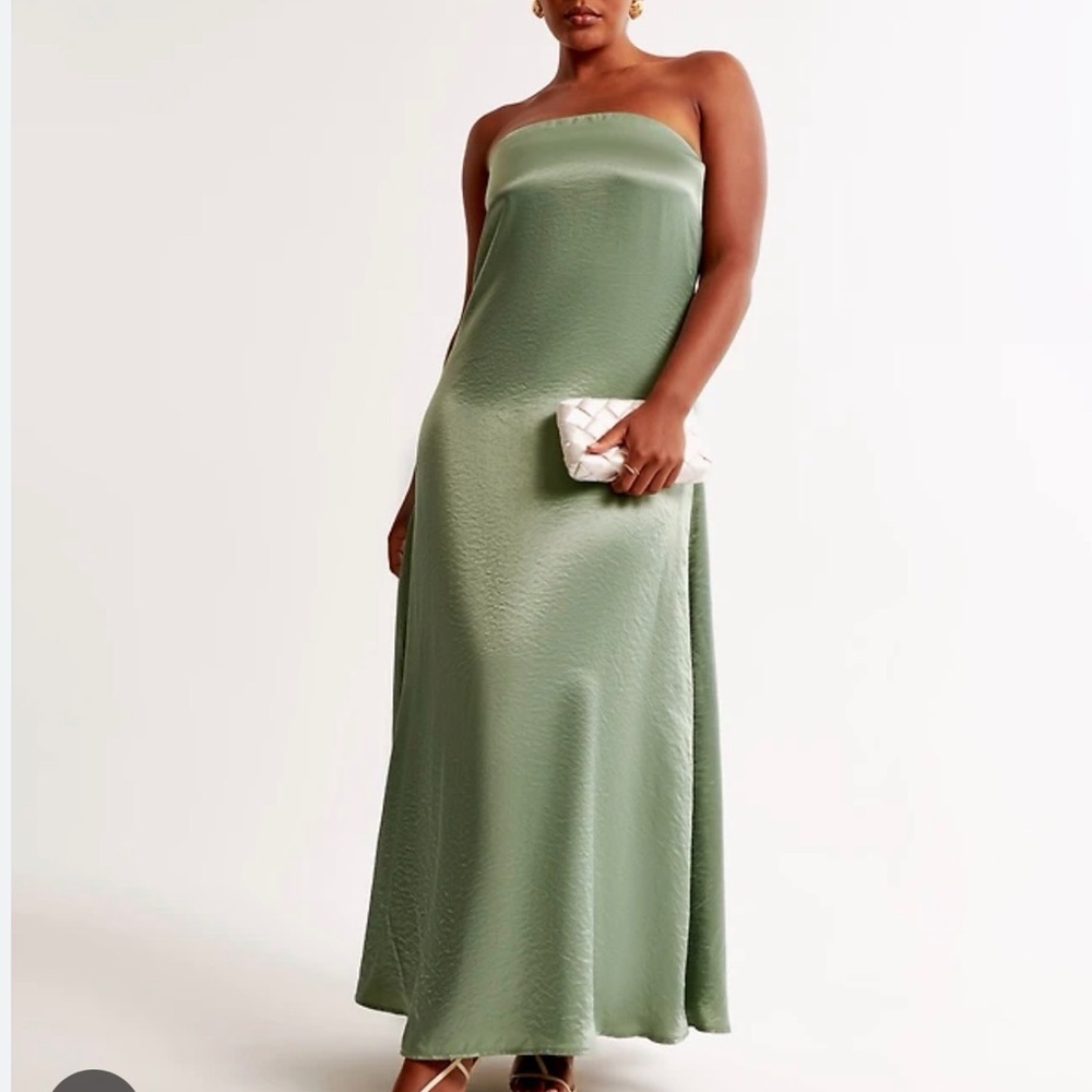 Abercrombie & Fitch Sage Strapless Dress